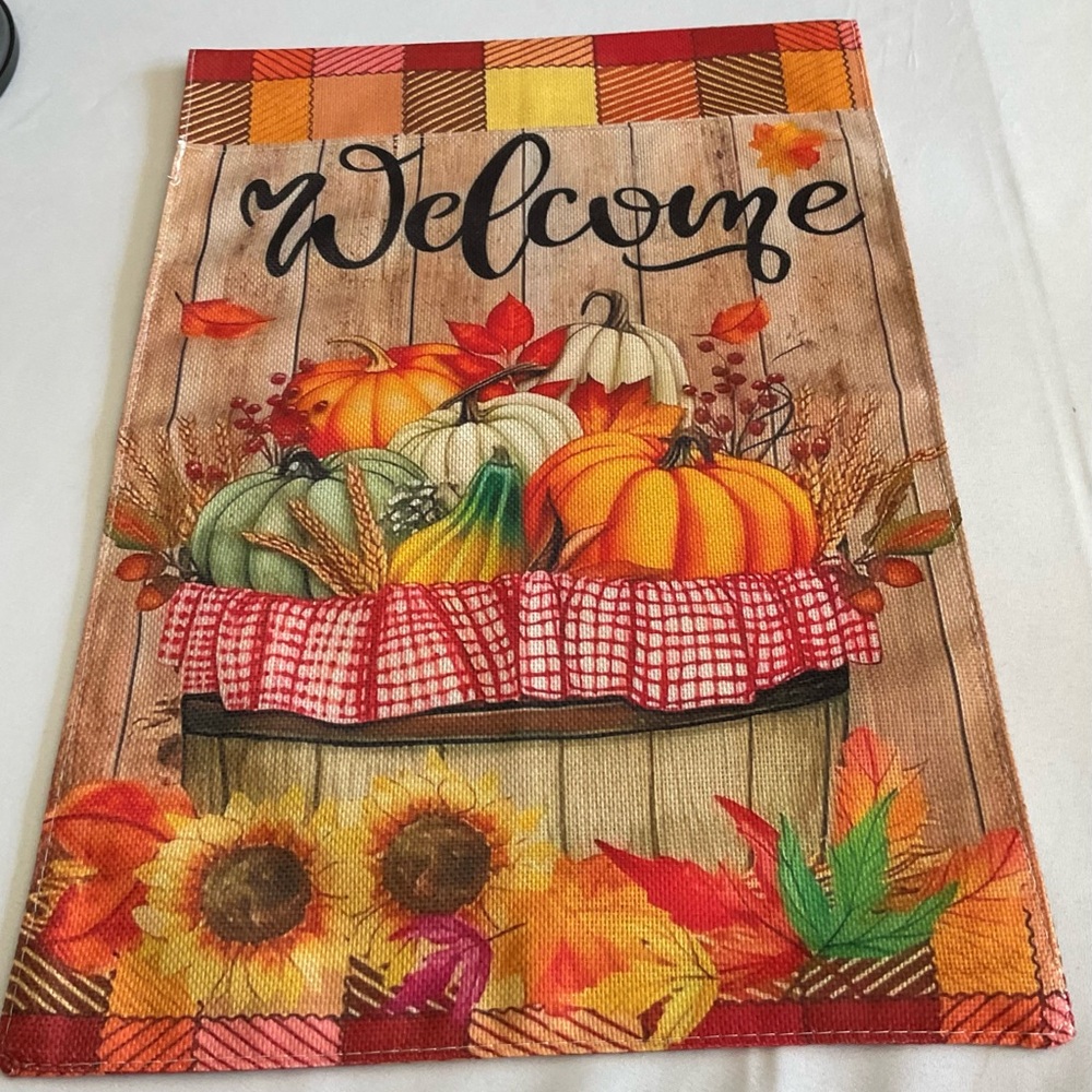Autumn Welcome Garden Flag